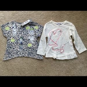 3pommes baby 3-6 and 6-9 month lot of 2 new